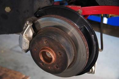 Deep rust pitting ruins brake rotor surfaces